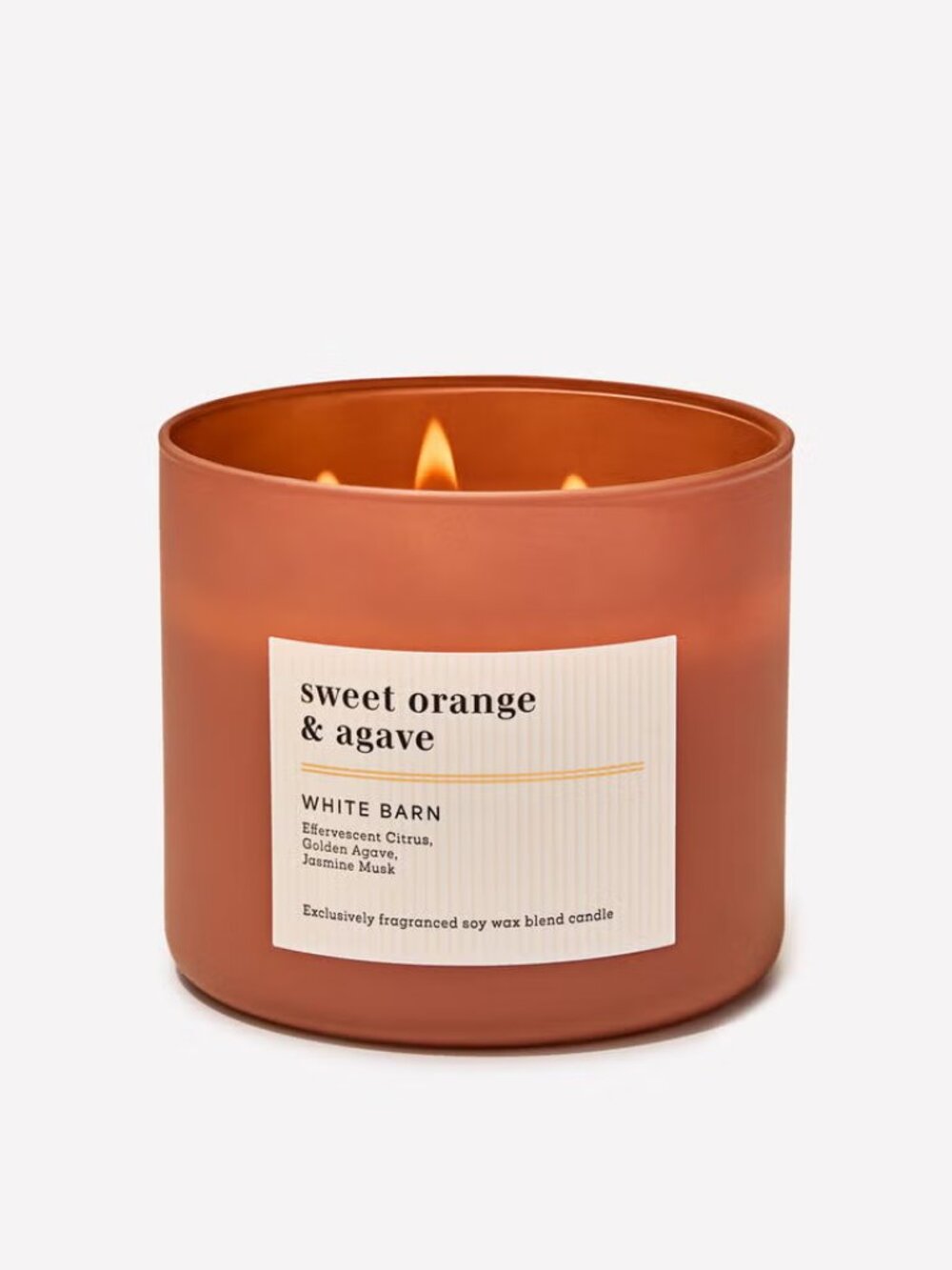 "Sweet Orange & Agave" 3-Wick Candle by White Barn / Bath & Body Works